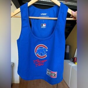 MLB Women’s Chicago Cubs Cropped Tank Top - Brand New, Size Small